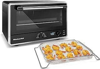 KitchenAid Digital Friteuse sans huile Countertop Oven, KCO124BM, Noir Matte | Fits a 12-Inch Pizza or Two 3.4-Lb... chez Amazon Canada