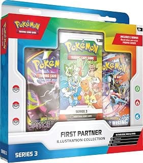 Pokémon TCG : Collection d'illustrations du premier partenaire — Série 3 chez Amazon Canada