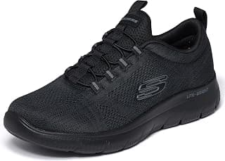 Skechers Men's Summits Louvin Sneaker | Casual, Memory Foam, Machine Washable, Bungee Slip-On chez Amazon US