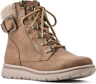 Columbia CLIFFS BY WHITE MOUNTAIN Women's Hearty Cushioned Hiker Ankle Boots chez Amazon US