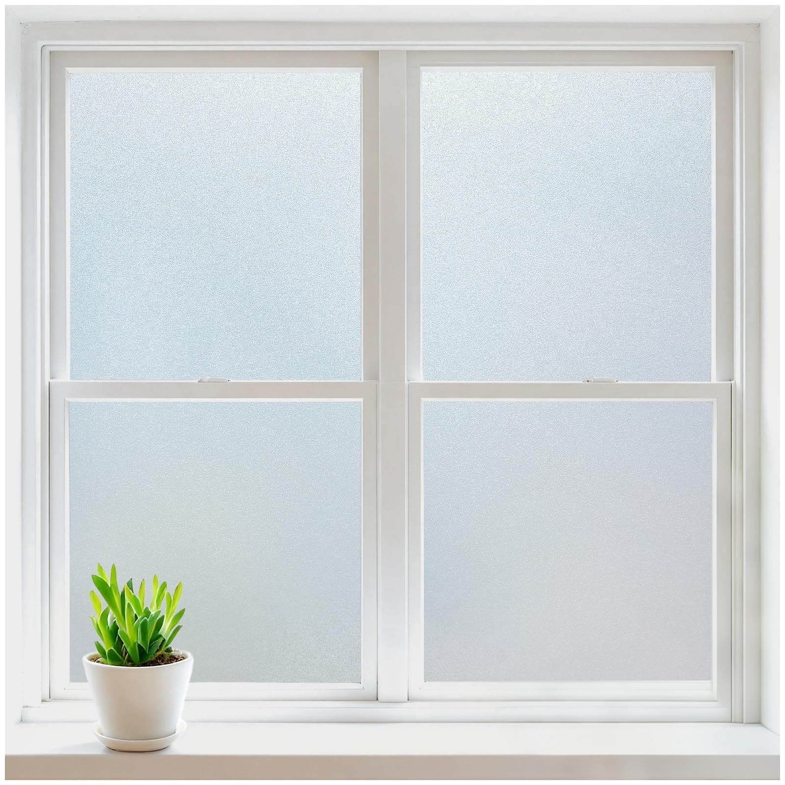 rabbitgoo Frosted Glass Window Privacy Film, Static Cling, 17.5" x 78.7" | Heat Control UV Blocking Sticker, Non Adhesive Removable... chez Amazon US