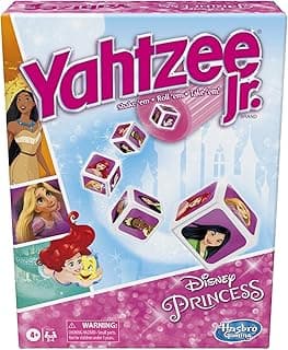 Hasbro Yahtzee Jr. : Disney Princess Edition Jeu de société pour enfants de 4 ans et plus, pour 2 à 4 joueurs, jeu de comptage et... chez Amazon Canada