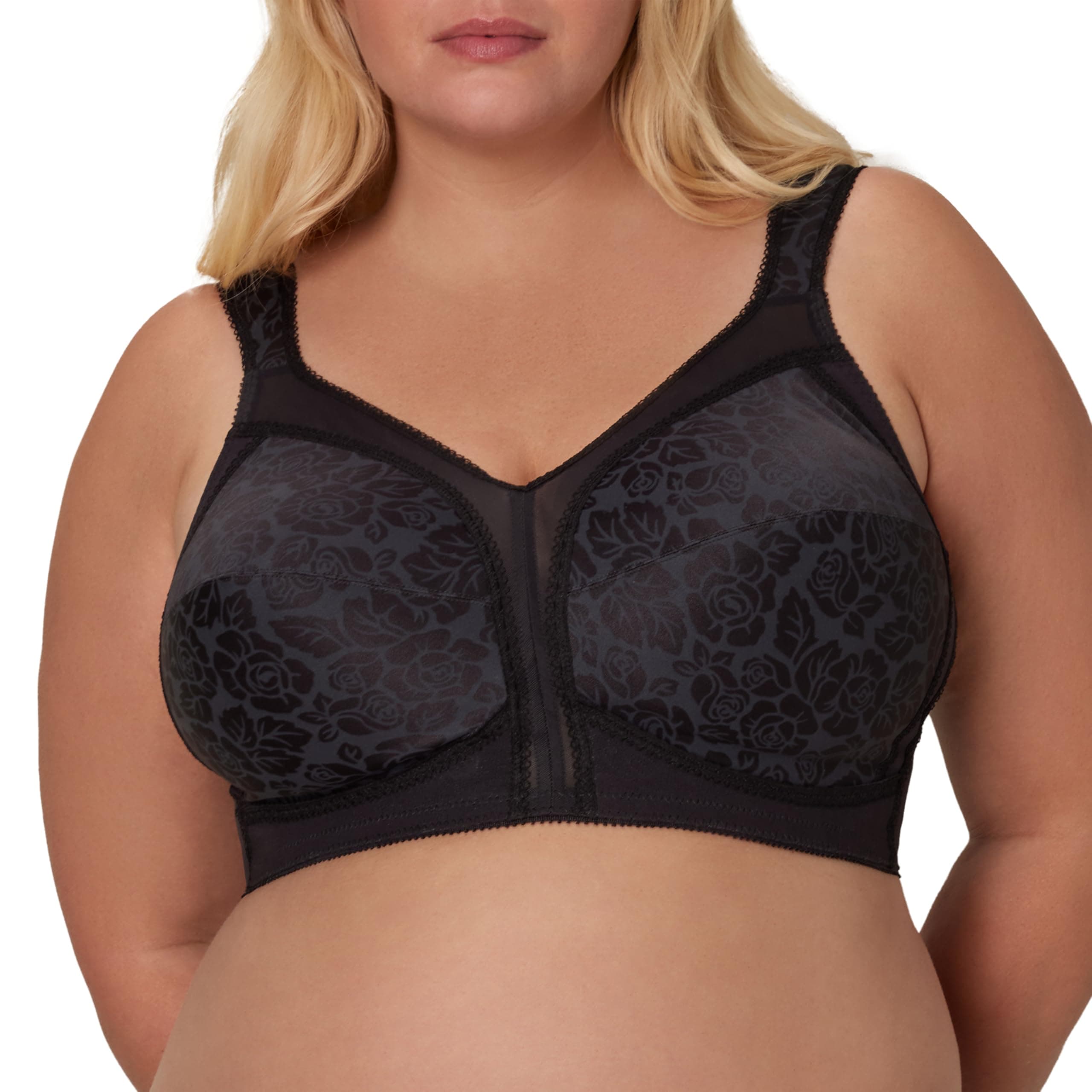 Playtex Women's Wireless Bra, 18 Hour Plus-Size Bras Available, Full Coverage, Smoothing, 4693, Single or 2-Pack chez Amazon US