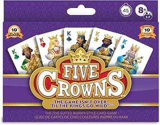 PlayMonster Five Crowns — The Game Isn't Over Until The Kings Go Wild! — Jeu de cartes de style rami à partir de 8 ans - Version... chez Amazon Canada