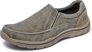 Skechers Men's Expected Avillo | Walking, Slip-ins, Air-Cooled Goga Mat, Machine Washable, Bungee Lace