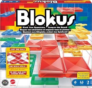 Mattel Games Blokus Strategy Board Game for Kids & Families with Color Blind Accessible Pieces & Just One Rule chez Amazon Canada