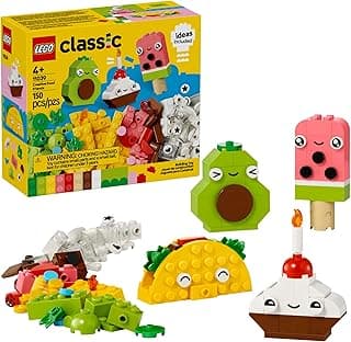 LEGO Classic Ensemble de construction de nourriture pour les amis - Jeu de nourriture de jeu de rôle pour les enfants, garçons et... chez Amazon Canada