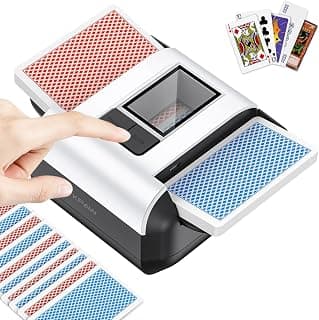 KPAW Mélangeur automatique de cartes pour 1 à 2 jeux avec deux modes, rechargeable USB-C, mélangeur de cartes compatible à faible... chez Amazon Canada