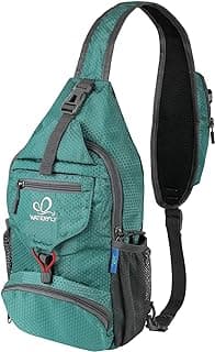 WATERFLY Packable Sling Backpack Lightweight Crossbody Bag Travel Daypack