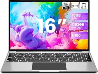 Jumper 16 Inch Laptop 16GB RAM 1152GB Storage for Business and Students | 1200P IPS Display Notebook, N150 CPU(3,6 GHz), Windows 11... chez Amazon Canada