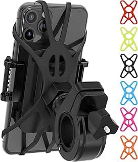 TruActive Support de téléphone de qualité supérieure, support de téléphone pour moto, 6 bandes de couleur incluses, support de... chez Amazon Canada