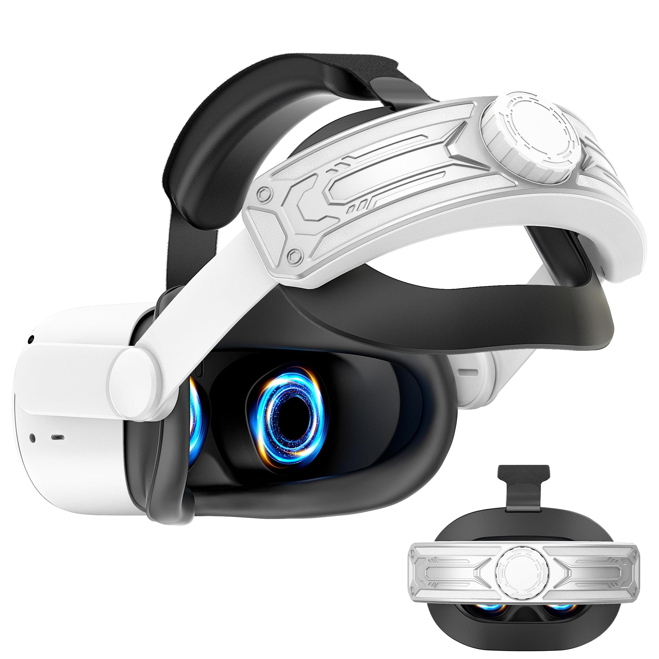Head Strap for Meta Quest 2 VR Headset Elite Strap Adjustable Soft Cushion Headstrap for Oculus Quest 2 Replacement for Virtual Reality chez Amazon US