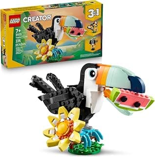 LEGO Creator 3 en 1 Animaux sauvages : Jouet de construction tropical Toucan pour enfants - Blocs de construction de jungle et jouet... chez Amazon Canada