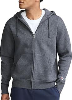 Champion Men's Powerblend Full-zip Hoodie, Standard Fit, Midweight Fleece chez Amazon US