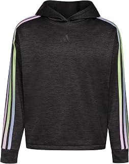 adidas Girls' Adidas Long Sleeve Mélange Hooded Fleece Pullover chez Amazon US