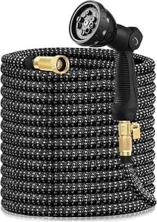 HBlife Expandable Tuyau d'arrosage extensible 50FT, Flexible Lightweight Water Hose with 10 Function Nozzle Sprayer... chez Amazon Canada