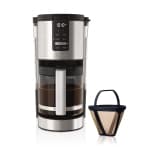 Ninja DCM200C Programmable XL 14-Cup Coffee Maker, 14-Cup Glass Carafe, With Permanent Filter, Stainless Steel, Silver chez Best Buy Canada