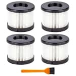 4Pack 49-90-0160 HEPA Dry Filter for Milwaukee 49-90-0160 0882-20 M18 Compact Vacuum with 1 Cleaning Brush Photo Color chez Best Buy Canada
