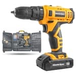 MasterSpec 92PC 18V Cordless Hammer Drill Power Tool Kit with Screw, Flap Bits & Drill Accessories for Home DIY, Repair & Professional Jobs chez Best Buy Canada