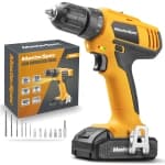 MasterSpec 20V MAX Cordless Drill Kit, 30N.m Torque, 18+1+1 Settings, Li-Ion Battery, Charger, Bits & LED Light, for Drilling, Screwdriving chez Best Buy Canada