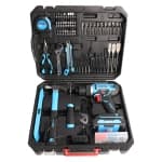 FIXTEC 20V Lithium-Ion Cordless Drill and Project Kit with 1.5Ah Battery, Charger and Storage Case, 221 Piece Drill Project Kit chez Best Buy Canada