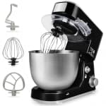 Stand Mixer, Dough Mixer Tilt-Head Electric Mixer with 5-Quart Stainless Steel Bowl, Dough Hook, Mixing Beater and Whisk, Splash Guard chez Best Buy Canada