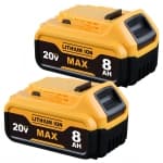 2Pack Battery 8.0Ah 20V Replacement for DeWalt Max XR DCB200 DCB205 DCB206 Tools chez Best Buy Canada
