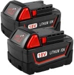 2Pack 18V 5.0Ah Replacemet Battery for Milwaukee XC Lithium 18V M18 48-11-1850 chez Best Buy Canada