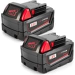 New 2Pcs 8000mAh For Milwaukee Lithium-Ion M18 8 Ah 18V Battery M18B6 48-11-1860 Tools chez Best Buy Canada