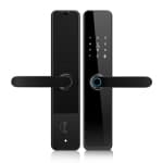 ApexGear AI Semiconductor Fingerprint Smart Lever Lock, 5-in-1 Unlock Anti-Peep Password Lock for Household Wooden Entry Doors chez Best Buy Canada