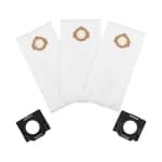 Dust bag and holder for Milwaukee 0960-20 M12 and 0970-20 M18 cordless wet and dry vacuum cleaner accessories, 3 bags, 2 holders chez Best Buy Canada