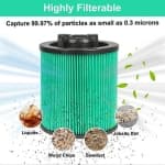 DXVC6914 High Efficiency Cartridge Replacement Filters for DeWalt 6-16 Gallon Wet & Dry Vacuum Cleaners Vacuum Cleaner Accessories chez Best Buy Canada