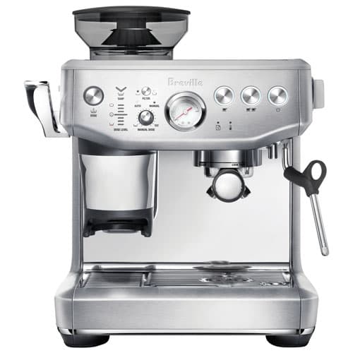 Machine à espresso Impress Barista Express de Breville (BES876BSS1BNA1) - Acier inoxydable brossé chez Best Buy Canada