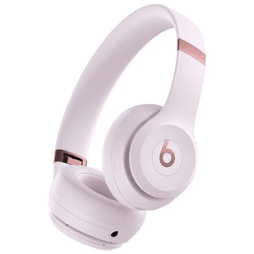 Casque d'écoute Bluetooth à isolation sonore Solo 4 de Beats by Dr. Dre - Rose nuage chez Best Buy Canada