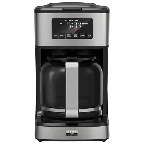 Insignia Bella Pro Programmable Drip Coffee Maker -12-Cups - Stainless Steel - chez Best Buy Canada
