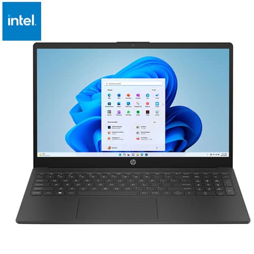 Laptop Full HD 15,6" by HP - Intel N100 - 4 Go - SSD 128 Go - Intel UHD - Windows 11 S - Jet Black - Comprend abonnement 1... chez Best Buy Canada