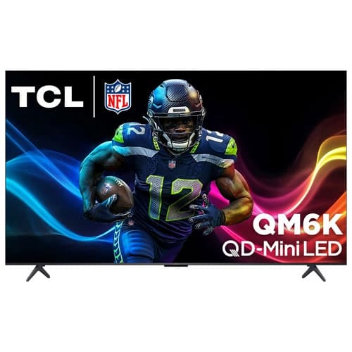 TCL 55" QM6K Series 4K UHD HDR QD-Mini LED 144Hz Dolby Atmos Smart TV avec interface Goo chez Best Buy Canada