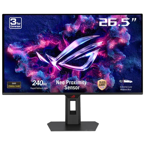 ASUS ROG Strix 27" 1440p QHD OLED Gaming Monitor (XG27AQDMES) - G-Sync/FreeSync - 0.03ms GTG - 240Hz chez Best Buy Canada