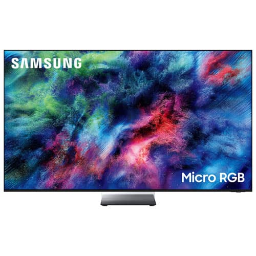 Téléviseur intelligent Samsung R95H de 75 po 4K UHD HDR Micro RGB 120 Hz Vision AI chez Best Buy Canada