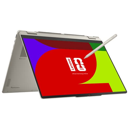 Portable 2-en-1 à écran tactile de 16 po Yoga 7a de Lenovo - Coquillage (Ryzen AI 5 430 d'AMD/RAM 16 Go/SSD 512 Go/Windows 11 Famille) chez Best Buy Canada