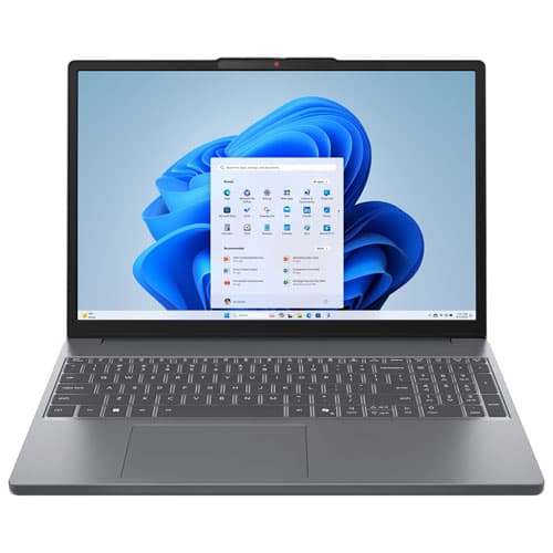 Portable à écran tactile de 15,3 po IdeaPad Slim 3 de Lenovo - Gris lunaire (Ryzen 7 170 d'AMD/RAM 16 Go/SSD 512 Go/Windows 11 Famille) chez Best Buy Canada