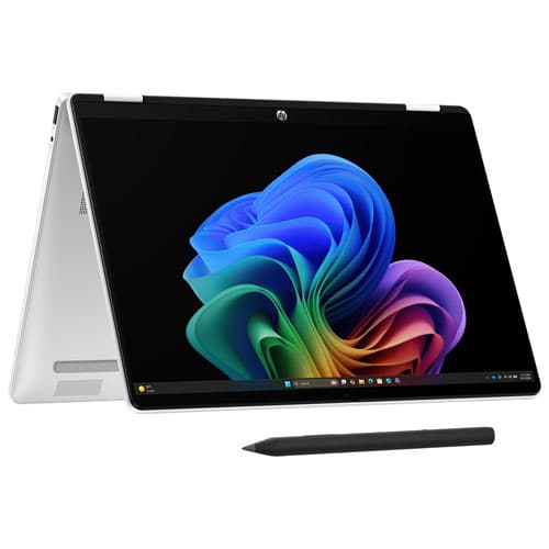 Laptop Copilot+ PC OmniBook 5 Flip à Display tactile 2K WUXGA 14" by HP - Intel Core Ultra 5-322 - 16 Go LPDDR5X - SSD 512GB... chez Best Buy Canada