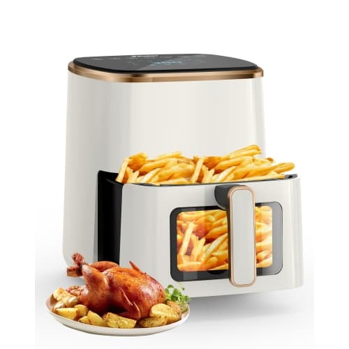 Insignia 5.3 Qt Air Fryer with Cooking Window 7 Presets 1350W White chez Best Buy Canada