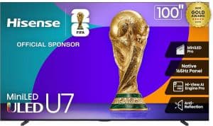 Hisense | 100" - U78QG Series - 4K QLED Mini LED Pro TV | 100U78QG chez Sonic Direct Canada