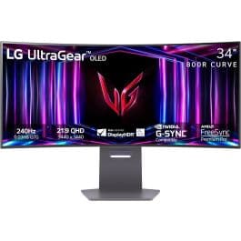 LG|UltraGear 34" WQHD OLED 21:9 Curved Gaming Monitor (3440 x 1440)|34GS95QE chez Sonic Direct Canada