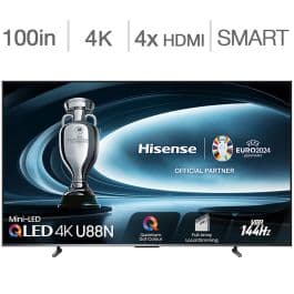 Hisense | 100" Class U88N Series 4K QLED Mini LED Pro TV | 100U88N chez Sonic Direct Canada