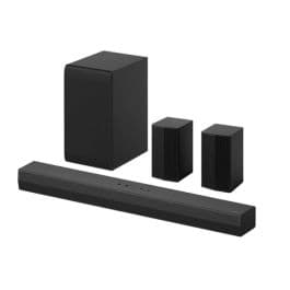 LG | 4.1 ch Soundbar with Subwoofer and Rear Speakers | S45TR chez Sonic Direct Canada