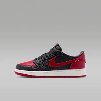 Air Jordan 1 Retro Low OG 'Banned' (Older Kids' Shoes)