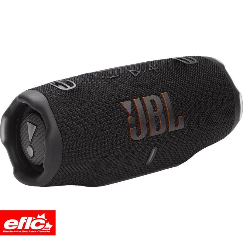 JBL Charge 6 Portable Bluetooth Speaker BLACK chez Electronics For Less
