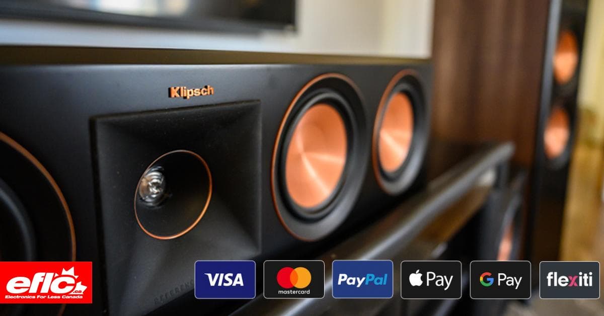 Klipsch RP504CB II Quad 5.25" Center Channel Speaker Ebony BLACK chez Electronics For Less
